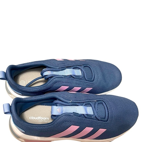 🌟🌟🌼NIB Adidas Big Girls Racer TR23 Wide Running Sneakers. CLOUDFOAM - Picture 8 of 12